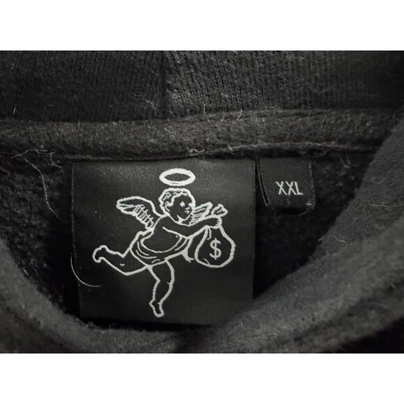 RED LABEL - Motivated LTTRS Hoodie Embroidered Hoodie Burgundy Size XXL - Picture 9 of 9